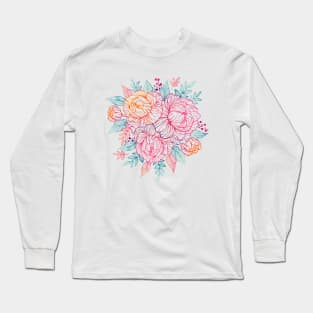 Flower Decorative Wreath Long Sleeve T-Shirt